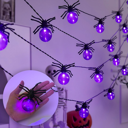 Spooky LED Spider Lights